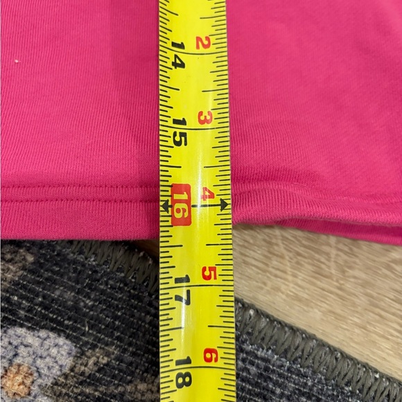 Lululemon All Yours Cropped Hoodie Size 18 in Sonic Pink - Picture 8 of 8